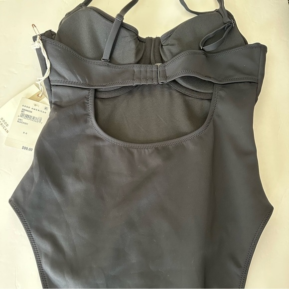 GOOD American Good Scuba Show-Off One-Piece Swimsuit Black Size (3) Large - Picture 7 of 11